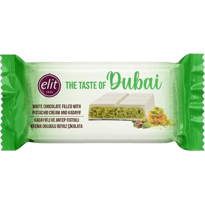 Elit Dubai Pistachio White Chocolate 90 g