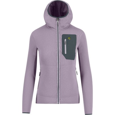 Karpos Дамско поларено яке Karpos Women's Antermoia Hoodie Fleece Fleece jacket - Lavender / Woodl. Grey - размер XL (105-6578-0215)
