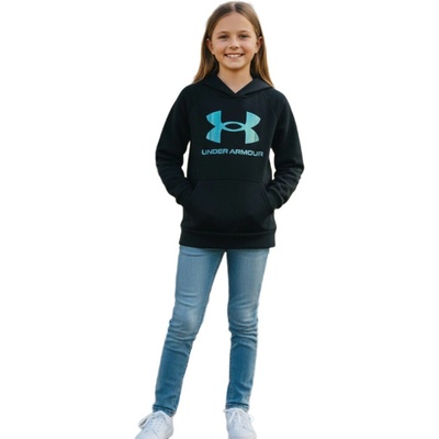 Under Armour UA Rival Flc Shimmer Hdy čierna