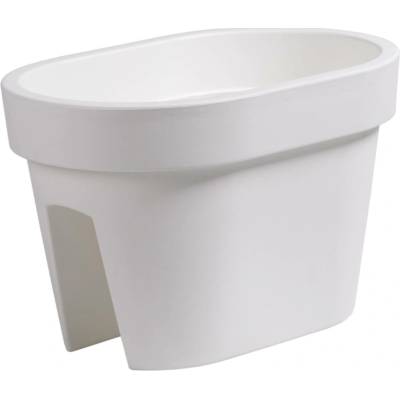 TMX Květináč na zábradlí LOFLY RAILING bílá 40 cm