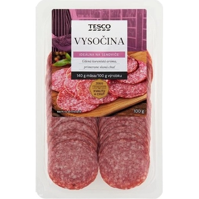 Tesco Vysočina saláma 100 g
