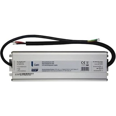 Geti Napájecí zdroj spínaný pro LED pásky 200W/12V IP67 TI0195