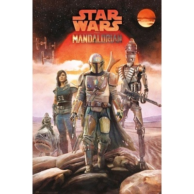 Plagát, Obraz - Star Wars: Mandalorian - Crew, 61 × 91.5 cm