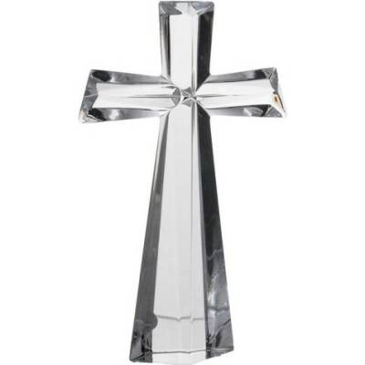 Crystal Bohemia kříž hladký 19cm