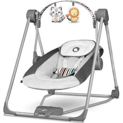 Lionelo detské hojdacie lehátko OTTO 4xLR14 Cozy Grey