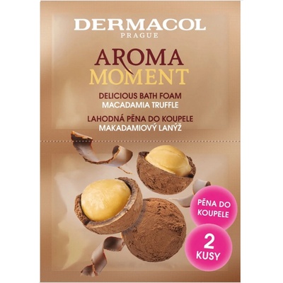 Dermacol Aroma Moment Makadamiový lanýž pěna do koupele 2 x 15 ml – Zboží Dáma