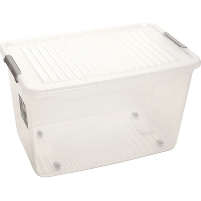 KEEEPER box úložný 56l, 59x38x35,5cm, víko, klip, kolečka, PH