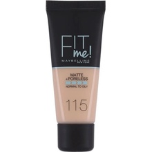 Maybelline Fit Me make-up 115 Ivory Matte + Poreless 30 ml