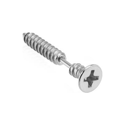 Šperky4U falešný piercing do ucha šroub FP01033-ST