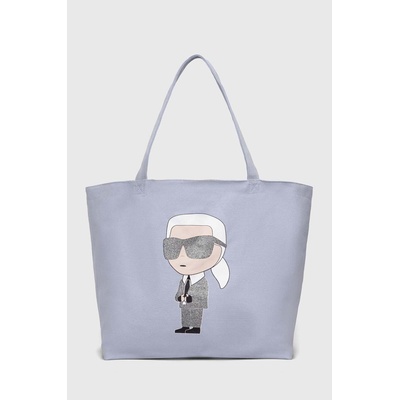 KARL LAGERFELD Памучна чанта Karl Lagerfeld в синьо (240W3891)