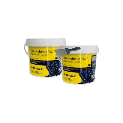 SET 2x Tekutý plast ALF FLEX Floor II.generácia 5kg šedá (10kg) + ZDARMA špachtla (SET 10kg DOPRAVA ZDARMA! NOVÉ BALENIE, PÔVODNÁ RECEPTÚRA! )