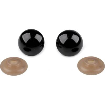 Prima-obchod Oči s pojistkou Ø20 mm, barva černá