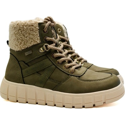 Tom Tailor zimní boty 8470060009 khaki