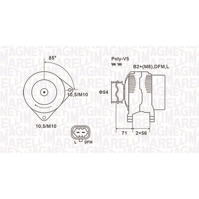 MAGNETI MARELLI generátor 063731973010