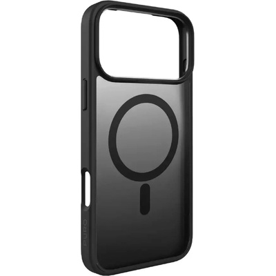 PURO Съвместим калъф Puro Gradient TPU MagSafe за iPhone 17 Pro - черен (PUIPC17P63GRADBLK)