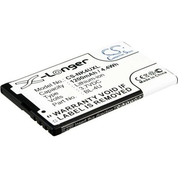 Cameron Sino Батерия за мобилен телефон NOKIA 301, 3120 Classic, 5530 XpressMusi BL-4U LIIon 3, 7V 1200mAh Cameron Sino (CS-NK4UXL)