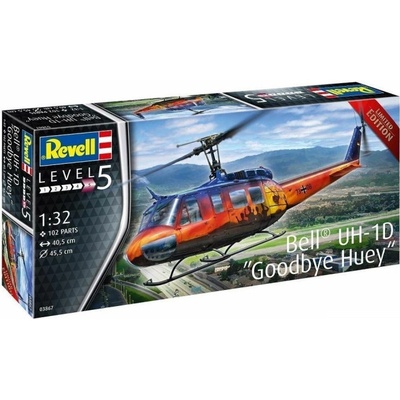 Plastic ModelKit vrtulník 03867 Bell UH-1D Goodbye Huey 1:32