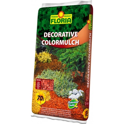 Agro FLORIA Decorative ColorMulch hnědá 70 l