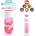 Munchkin Чаша със стикери Munchkin - Pink, 266 ml (MKN-FED53-PNK)