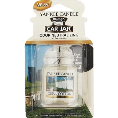 Yankee Candle GEL. TAG Clean Cotton ароматизирана свещ 1 бр