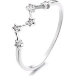 Silenti Jewelry Сребърен пръстен "Съзвездие" - 9 - 59.5мм (19.1мм диам. )