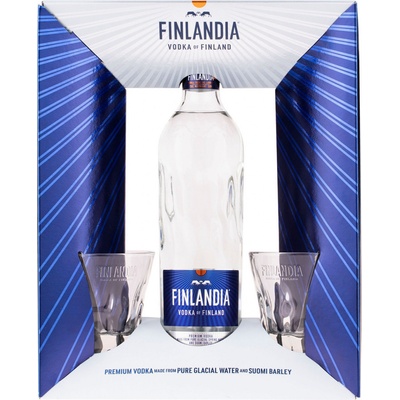 Finlandia Vodka 2019 40% 0,7 l (dárkové balení 2 sklenice)