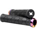 Sixpack Racing Грипове за кормило Sixpack racing Z-Trix AL Bike grips - Black / Oilslick - размер Ø 28 mm (860-3370-0511)