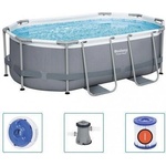 Bestway Овален басейн Bestway Steel Pro MAX 305 х 200 х 84 см
