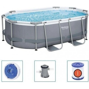 Bestway Овален басейн Bestway Steel Pro MAX 305 х 200 х 84 см