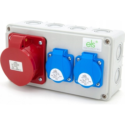 Rozvodnice ELS Elektrotechnika 230 V IP65 32 A