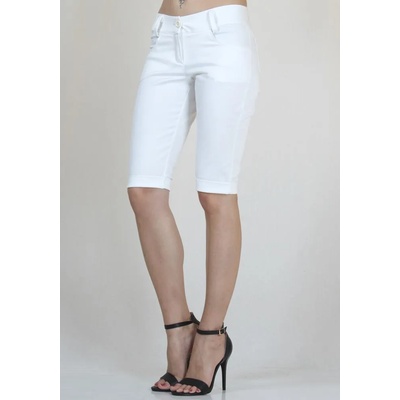 Rumena Бели 3/4 дънкови панталонки bf rumena