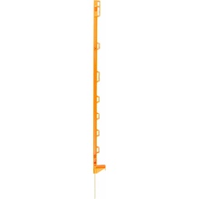 Sloupek plastový pro elektrický ohradník, délka 105 cm, 8 oček, oranžový
