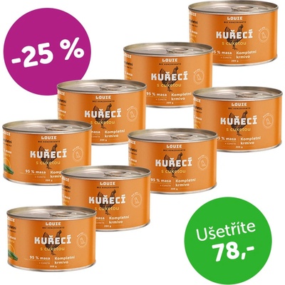 Louie Kuřecí s cuketou 8 x 200 g
