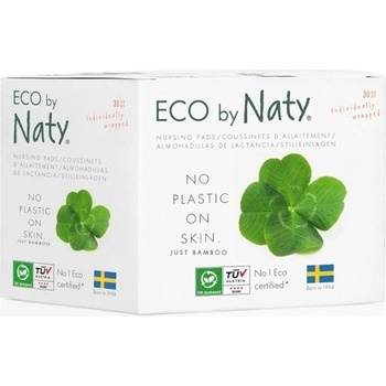 ECO prsní vložky pro kojící ženy Naty 30 ks