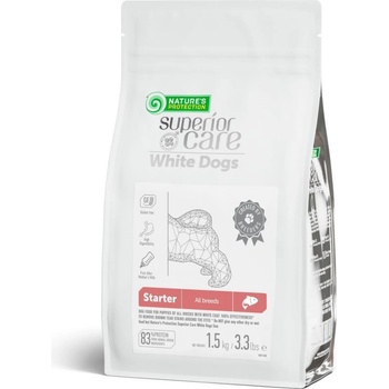 Nature's Protection Nature`s Protection White Dogs Grain Free with Salmon Starter All Breeds