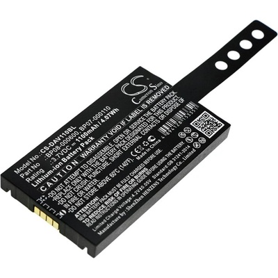 Cameron Sino Батерия за баркод скенер Datalogic Memor NFP, Memor X3 BP08-00011A LiIon 3.7V 1100mAh Cameron Sino (CS-DAV110BL)