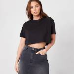Be You Къса блуза Be You Women's Crop Tops - Black