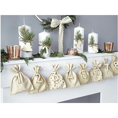 PartyDeco ADVENTNÉ vrecúška