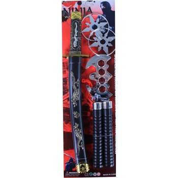 Rappa meč japonský katana s přísluš sada 5 ks