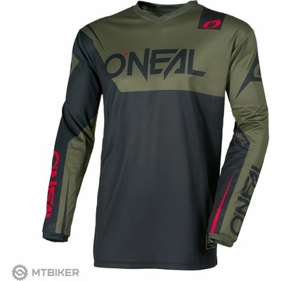 O'NEAL ELEMENT RACEWEAR čierna/olivová