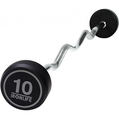 IRONLIFE Súprava zakrivených bicepsových činiek 10-45 kg