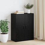 vidaXL Стенен шкаф Черния дъб 69, 5 x 34 x 90 см Инженерна дървесина (879464)
