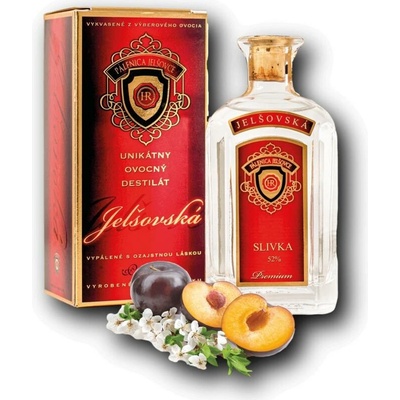Jelšovská Slivka 2019 52% 0,35 l (karton)