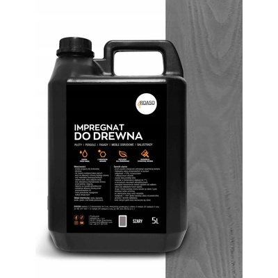 Impregnace na dřevo Ardaso šedá 5 l protiplísňový pro venkovní použití