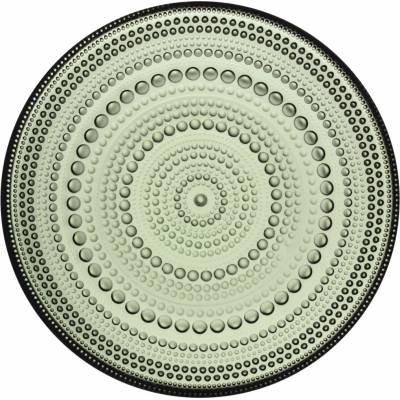 iittala Skleněný talíř Kastehelmi Ø 17 cm – Pine Green