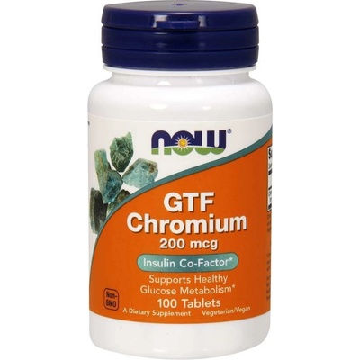 Now Chromium GTF 200 µg 100 tablet