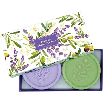 Esprit Provence sada tuhých mýdel Levandule Oliva 2 x 100 g – Hledejceny.cz