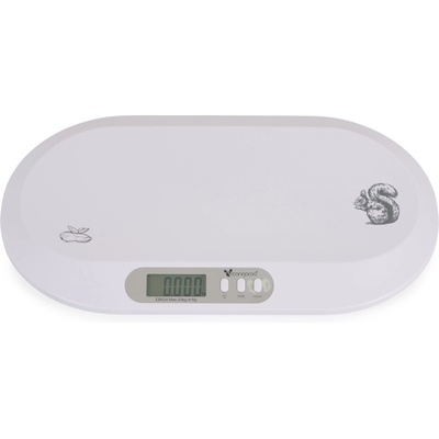 Cangaroo Електронна везна за бебета Cangaroo - Peanut, White (112673)