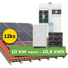 Ecoprodukt Hybrid Deye 5,16kWp 10,8kWh 3-fázový hybridní systém na klíč