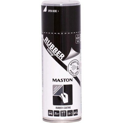 MasRUBBERcomp 400 ml čierna pololesklá